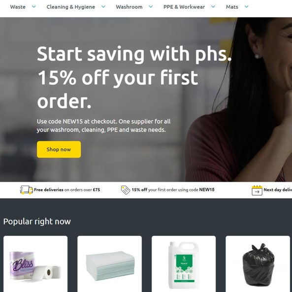 Shop Homepage