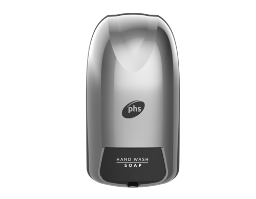 phs 1 Litre Push Soap Dispenser (Nickel)