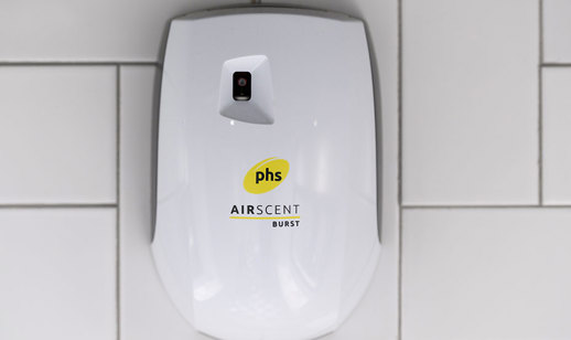 phs AirScent air care product on wall