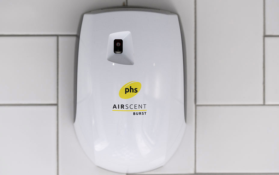 phs AirScent air care product on wall