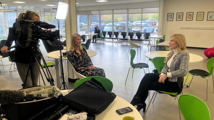 Harlow College Period Equality Filming