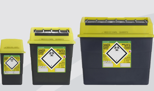 Yellow Lidded Sharps
